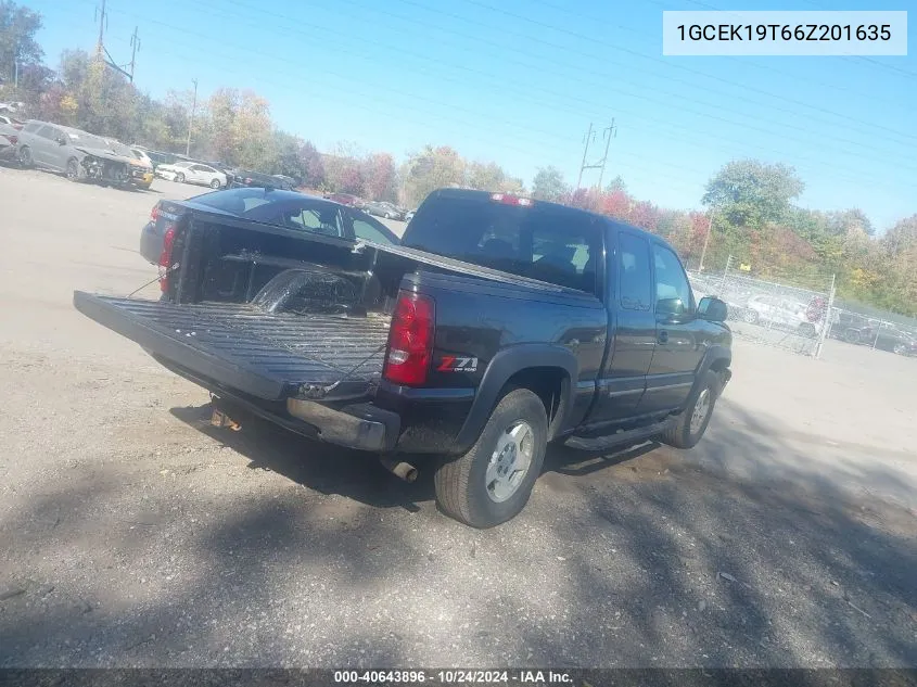 2006 Chevrolet Silverado 1500 Lt3 VIN: 1GCEK19T66Z201635 Lot: 40643896