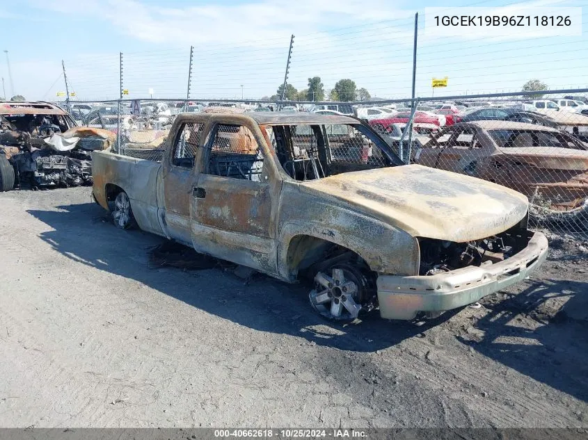 2006 Chevrolet Silverado 1500 Lt1 VIN: 1GCEK19B96Z118126 Lot: 40662618