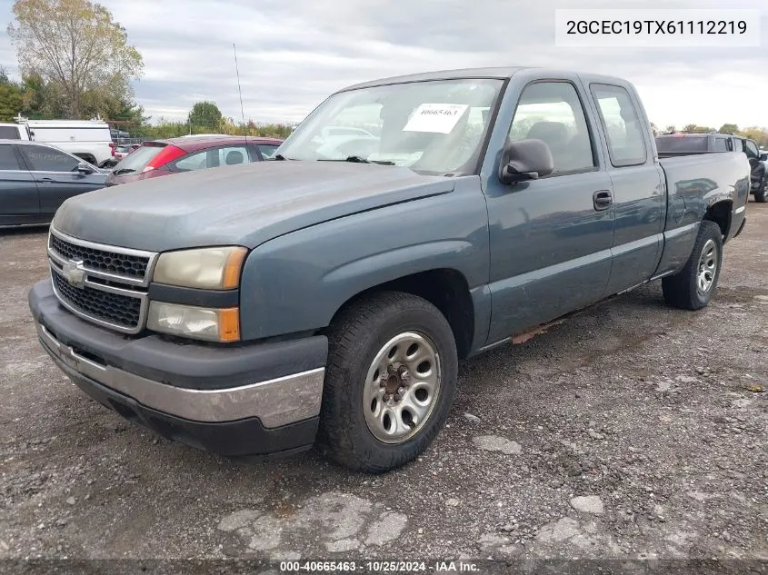 2006 Chevrolet Silverado 1500 Ls VIN: 2GCEC19TX61112219 Lot: 40665463