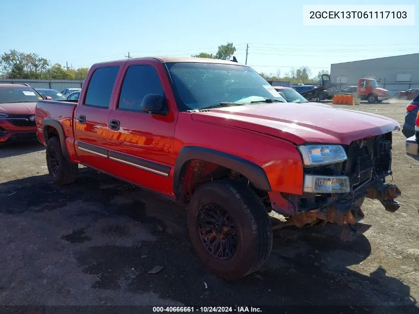 2GCEK13T061117103 2006 Chevrolet Silverado K1500