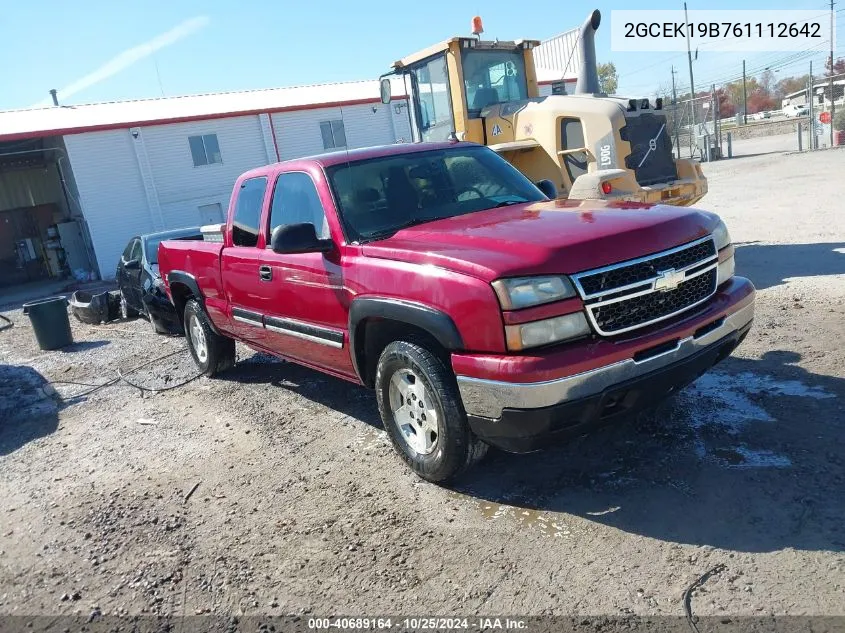 2006 Chevrolet Silverado 1500 Lt1 VIN: 2GCEK19B761112642 Lot: 40689164