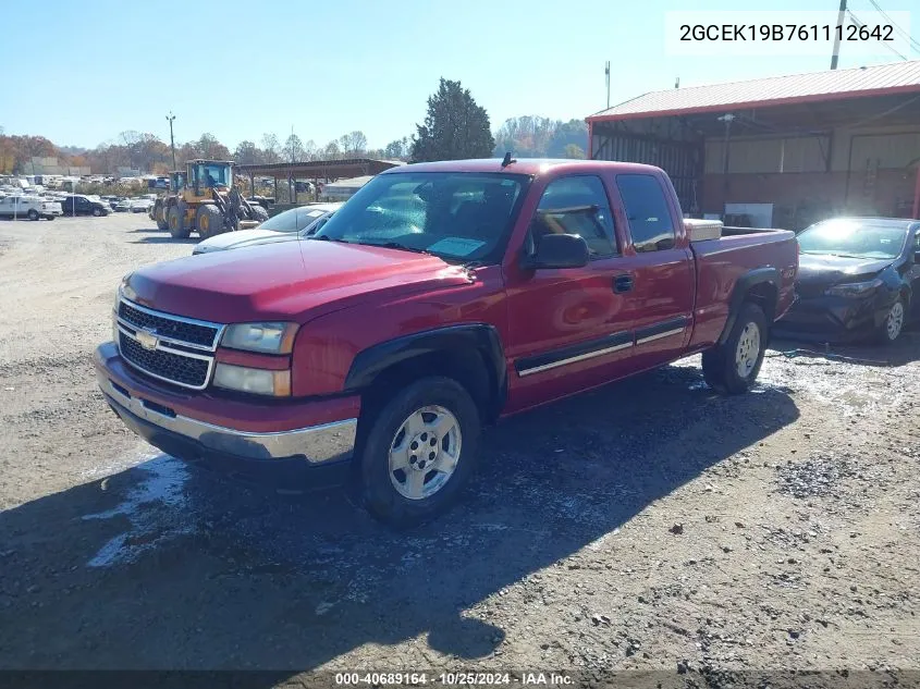 2006 Chevrolet Silverado 1500 Lt1 VIN: 2GCEK19B761112642 Lot: 40689164