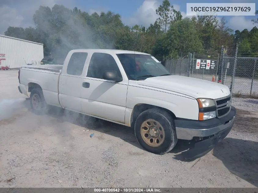 2006 Chevrolet Silverado 1500 Work Truck VIN: 1GCEC19Z96Z197629 Lot: 40700542