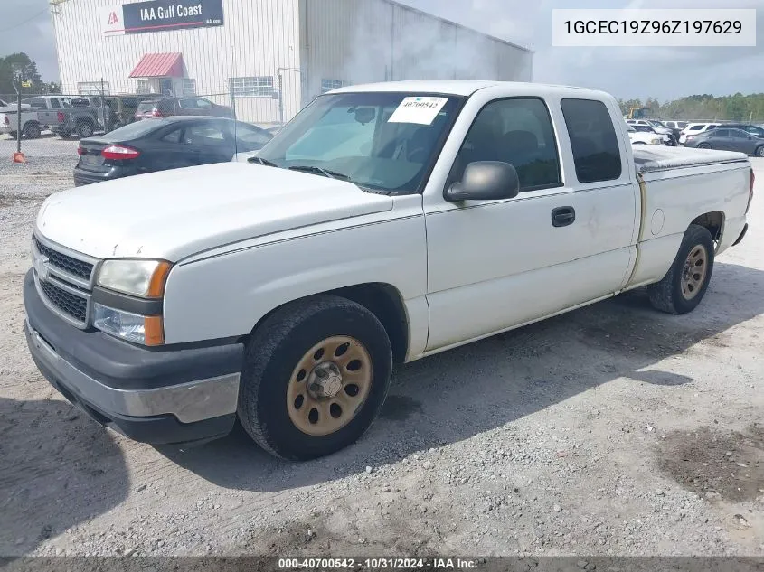 2006 Chevrolet Silverado 1500 Work Truck VIN: 1GCEC19Z96Z197629 Lot: 40700542