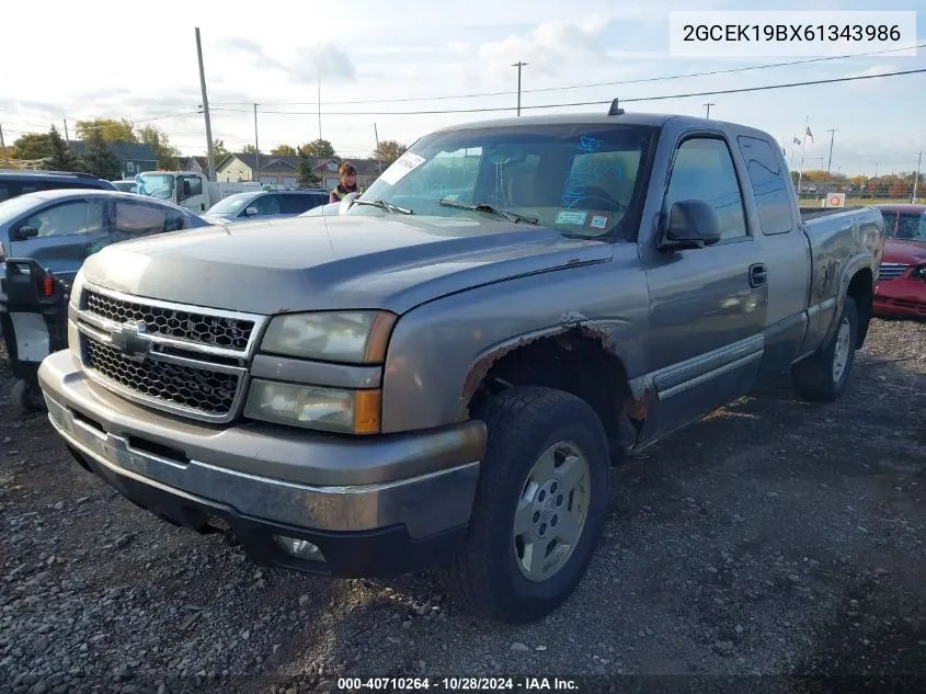 2006 Chevrolet Silverado 1500 Lt2 VIN: 2GCEK19BX61343986 Lot: 40710264