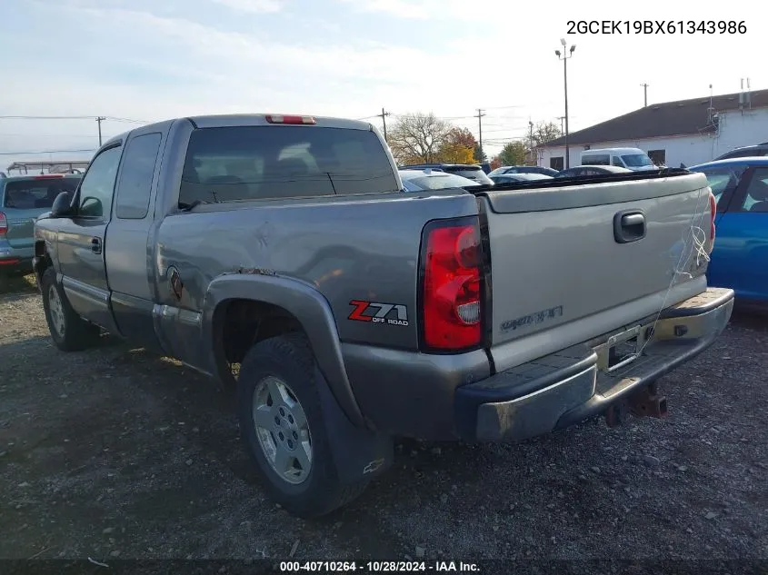 2006 Chevrolet Silverado 1500 Lt2 VIN: 2GCEK19BX61343986 Lot: 40710264