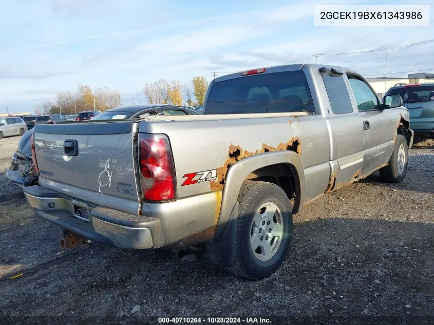 2006 Chevrolet Silverado 1500 Lt2 VIN: 2GCEK19BX61343986 Lot: 40710264