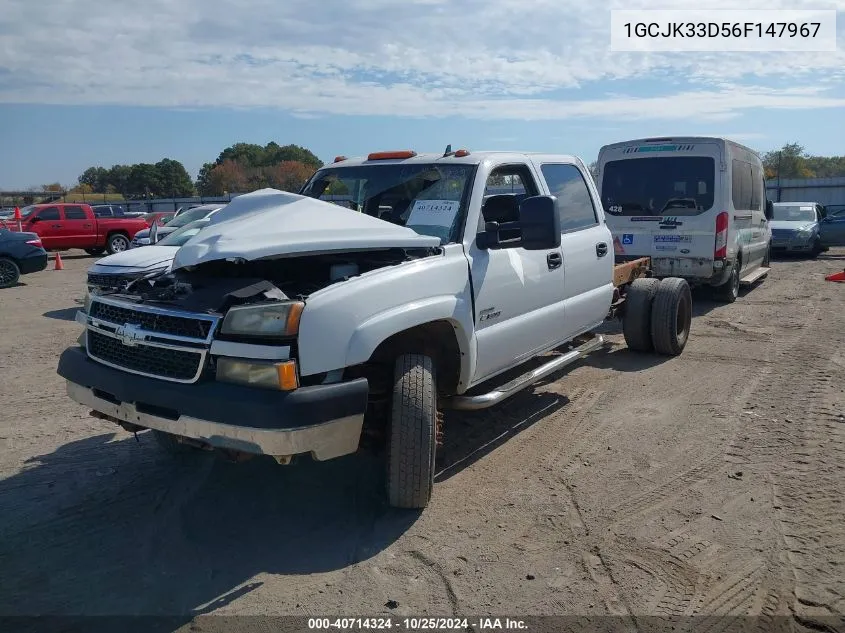 1GCJK33D56F147967 2006 Chevrolet Silverado 3500 Lt3