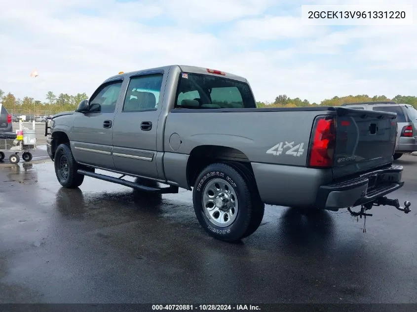 2006 Chevrolet Silverado 1500 Ls VIN: 2GCEK13V961331220 Lot: 40720881