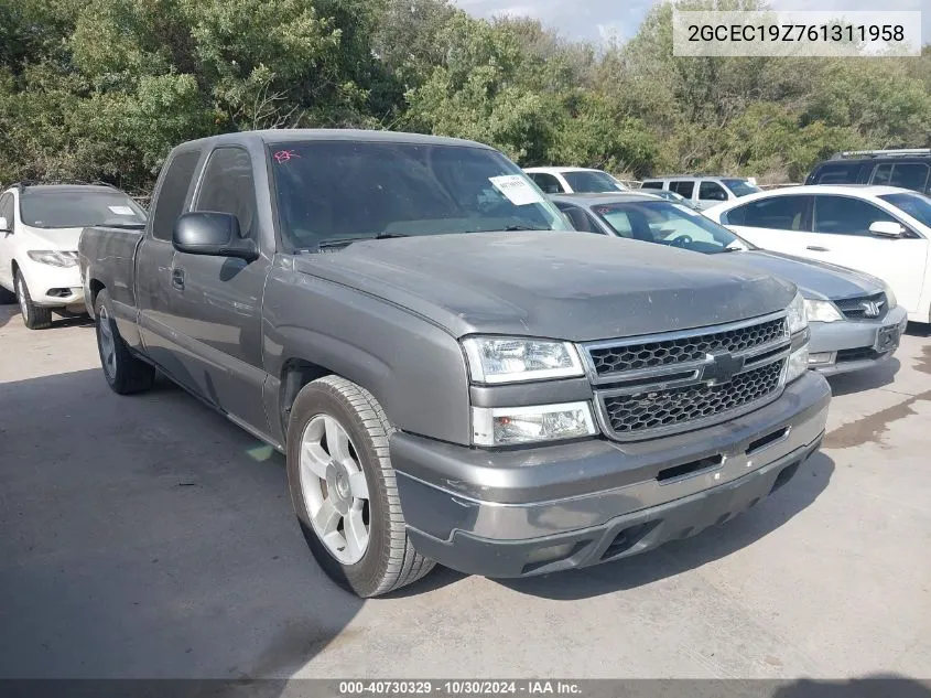 2006 Chevrolet Silverado 1500 Lt1 VIN: 2GCEC19Z761311958 Lot: 40730329