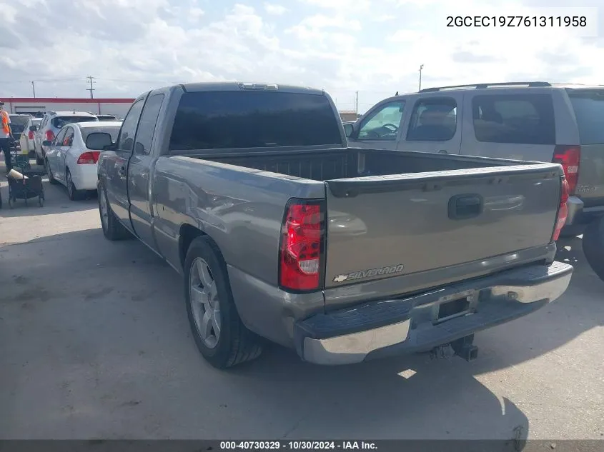 2006 Chevrolet Silverado 1500 Lt1 VIN: 2GCEC19Z761311958 Lot: 40730329