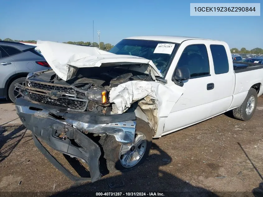 2006 Chevrolet Silverado 1500 Work Truck VIN: 1GCEK19Z36Z290844 Lot: 40731287