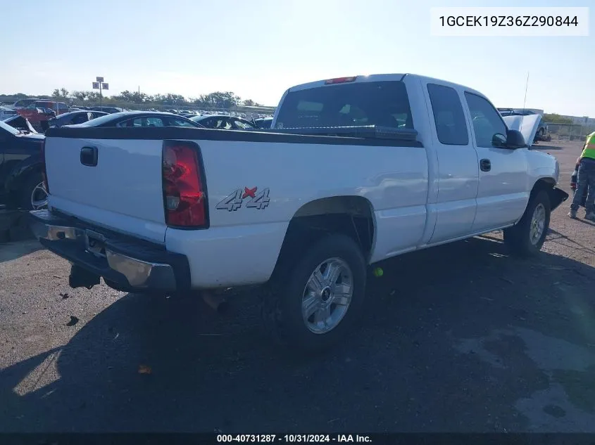 2006 Chevrolet Silverado 1500 Work Truck VIN: 1GCEK19Z36Z290844 Lot: 40731287