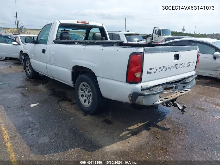 2006 Chevrolet Silverado 1500 Work Truck VIN: 3GCEC14VX6G141073 Lot: 40741359