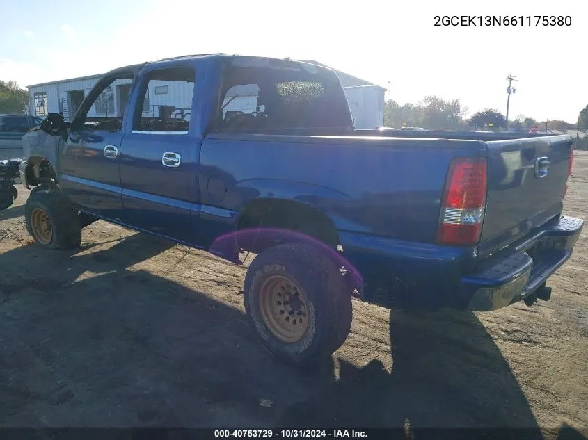 2006 Chevrolet Silverado 1500 Lt3 VIN: 2GCEK13N661175380 Lot: 40753729