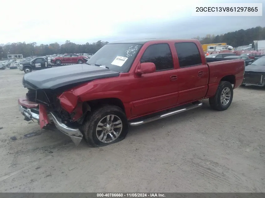 2006 Chevrolet Silverado 1500 Ls VIN: 2GCEC13V861297865 Lot: 40786660