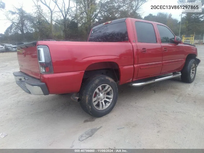 2006 Chevrolet Silverado 1500 Ls VIN: 2GCEC13V861297865 Lot: 40786660