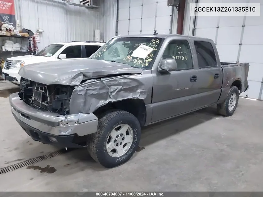 2006 Chevrolet Silverado 1500 Lt1 VIN: 2GCEK13Z261335810 Lot: 40794087