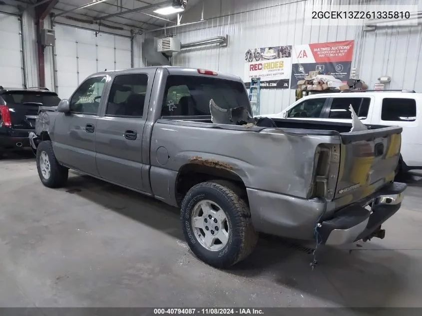 2006 Chevrolet Silverado 1500 Lt1 VIN: 2GCEK13Z261335810 Lot: 40794087