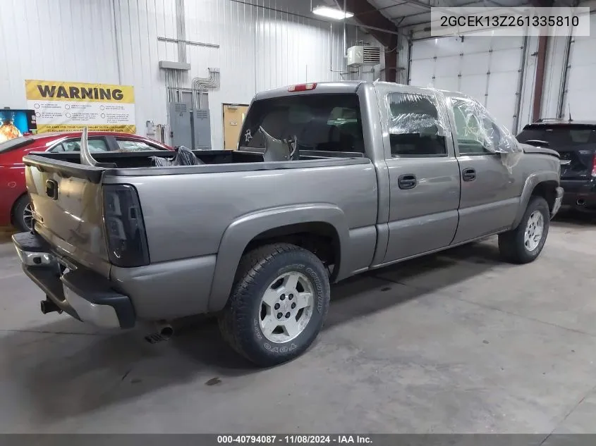 2006 Chevrolet Silverado 1500 Lt1 VIN: 2GCEK13Z261335810 Lot: 40794087