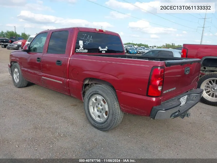 2006 Chevrolet Silverado 1500 Lt2 VIN: 2GCEC13T061133332 Lot: 40797795