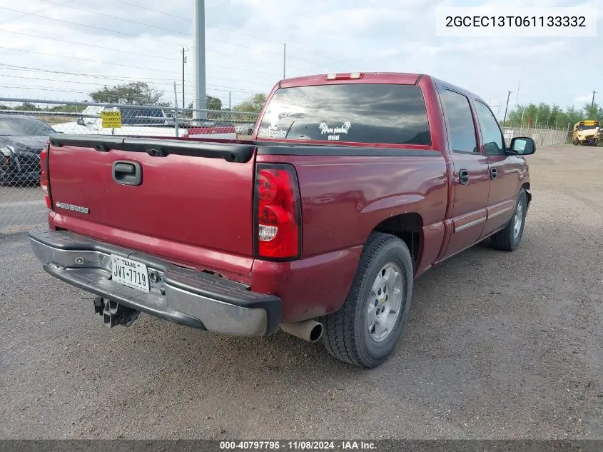 2006 Chevrolet Silverado 1500 Lt2 VIN: 2GCEC13T061133332 Lot: 40797795