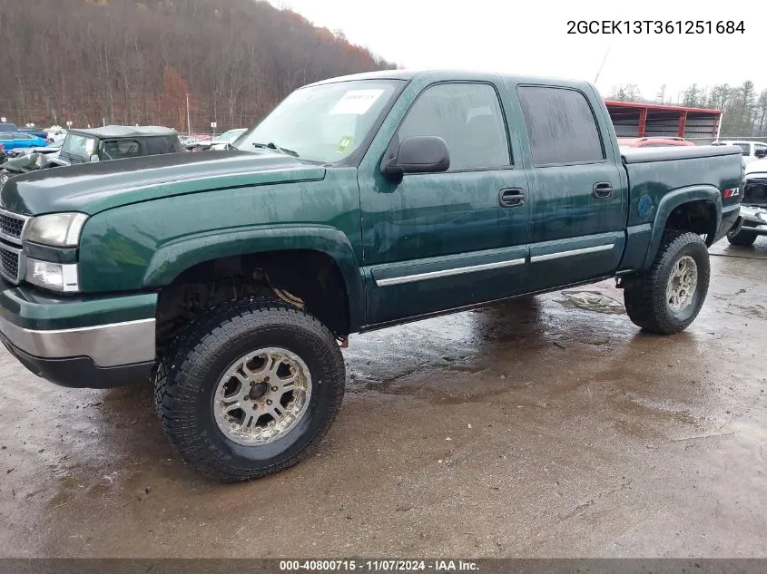 2GCEK13T361251684 2006 Chevrolet Silverado 1500 Lt1