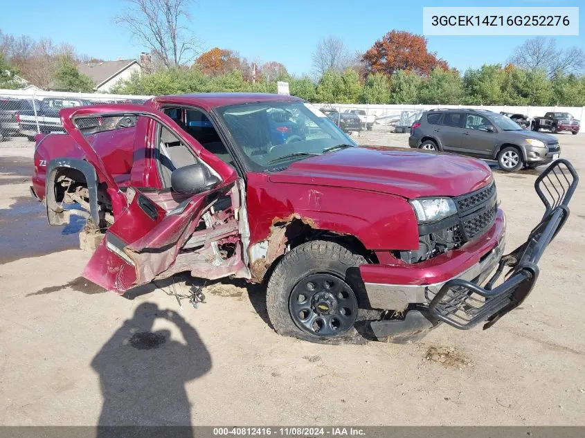 2006 Chevrolet Silverado 1500 Lt1 VIN: 3GCEK14Z16G252276 Lot: 40812416