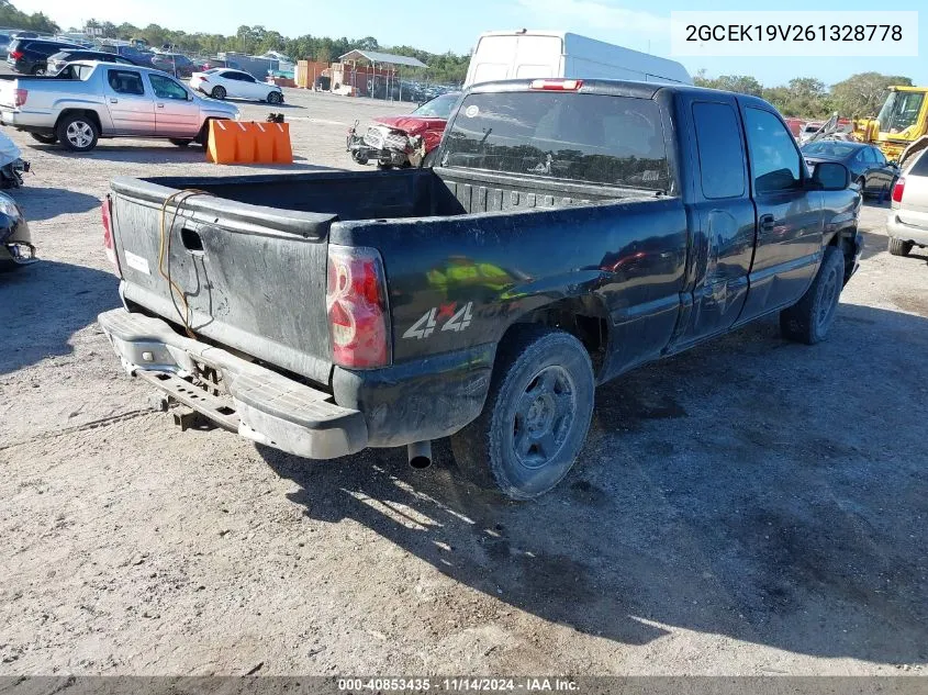 2006 Chevrolet Silverado 1500 Lt1 VIN: 2GCEK19V261328778 Lot: 40853435