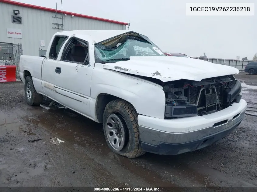 2006 Chevrolet Silverado 1500 Lt1 VIN: 1GCEC19V26Z236218 Lot: 40865286