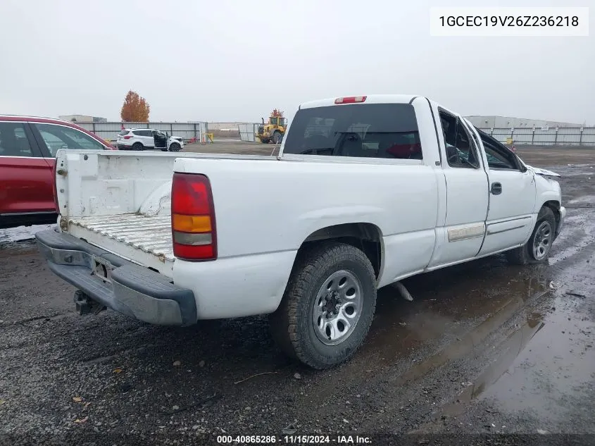 2006 Chevrolet Silverado 1500 Lt1 VIN: 1GCEC19V26Z236218 Lot: 40865286