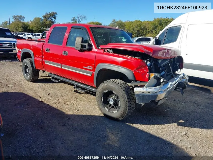 2006 Chevrolet Silverado 2500Hd Lt3 VIN: 1GCHK23246F100923 Lot: 40867259