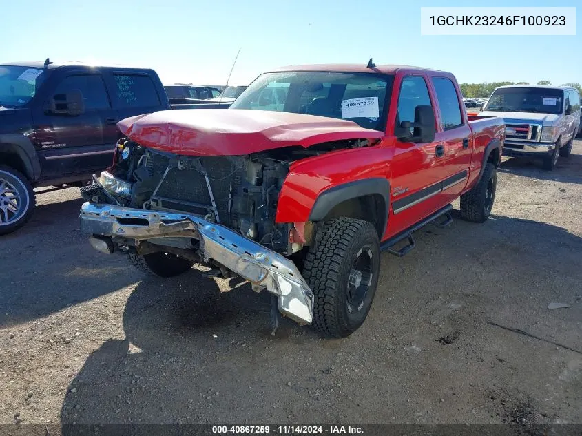 2006 Chevrolet Silverado 2500Hd Lt3 VIN: 1GCHK23246F100923 Lot: 40867259