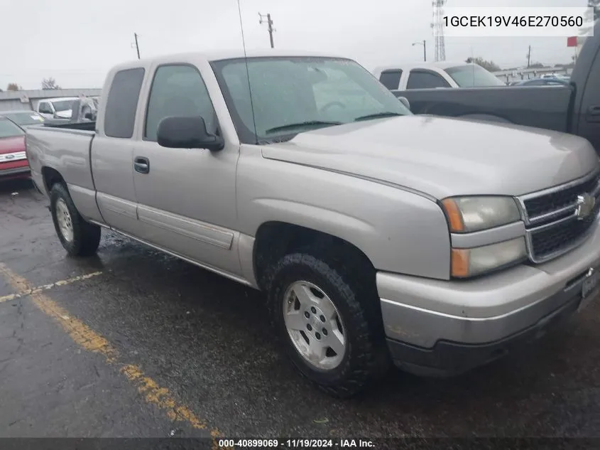 1GCEK19V46E270560 2006 Chevrolet Silverado 1500 Lt1