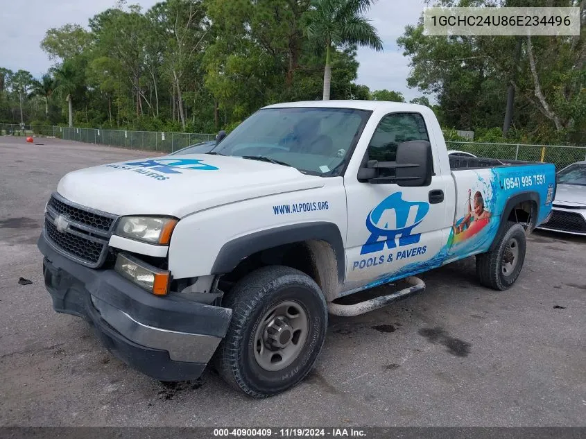 1GCHC24U86E234496 2006 Chevrolet Silverado 2500Hd Work Truck