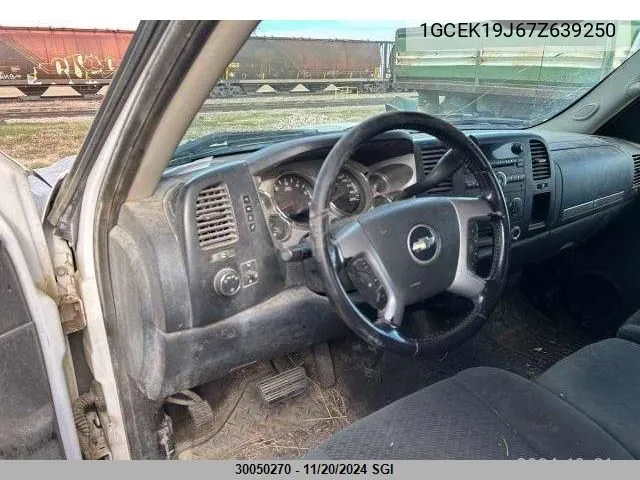 1GCEK19J67Z639250 2007 Chevrolet Silverado K1500