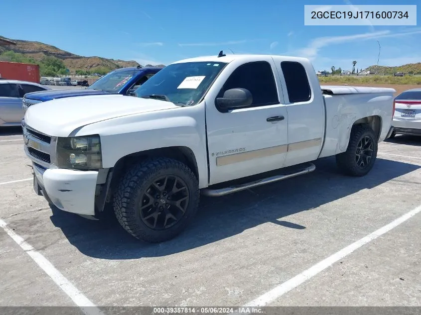 2007 Chevrolet Silverado 1500 Lt1 VIN: 2GCEC19J171600734 Lot: 39357814