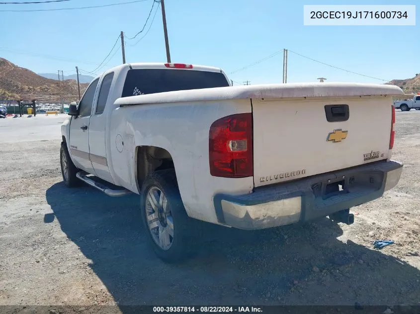 2007 Chevrolet Silverado 1500 Lt1 VIN: 2GCEC19J171600734 Lot: 39357814