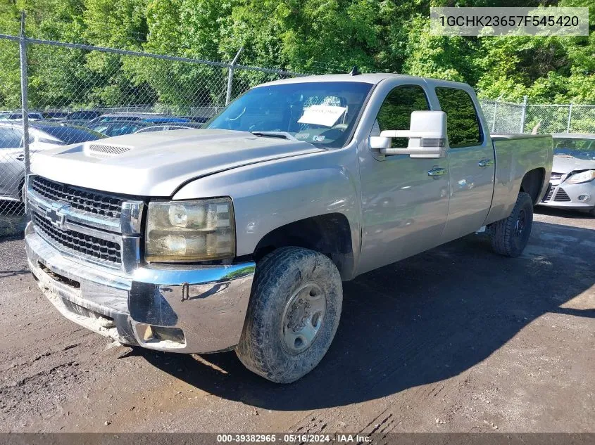 2007 Chevrolet Silverado 2500Hd Lt2 VIN: 1GCHK23657F545420 Lot: 39382965