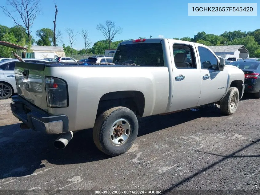 2007 Chevrolet Silverado 2500Hd Lt2 VIN: 1GCHK23657F545420 Lot: 39382965