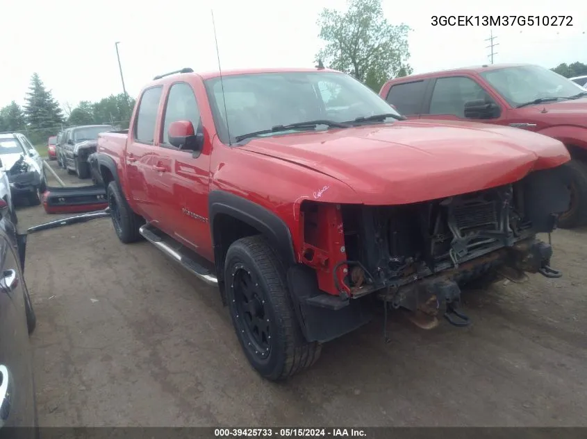 2007 Chevrolet Silverado 1500 Ltz VIN: 3GCEK13M37G510272 Lot: 39425733