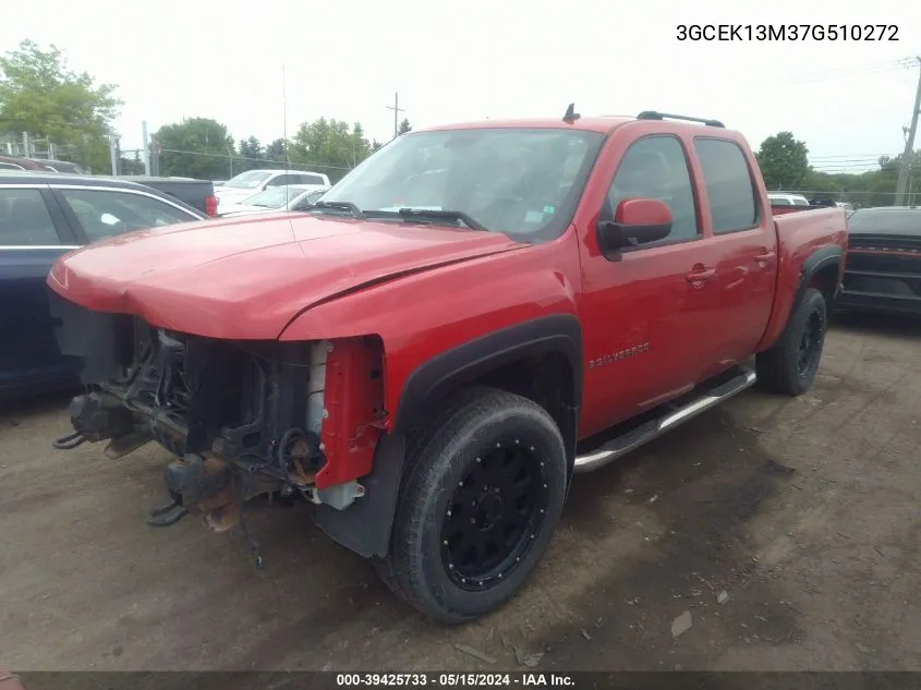 2007 Chevrolet Silverado 1500 Ltz VIN: 3GCEK13M37G510272 Lot: 39425733