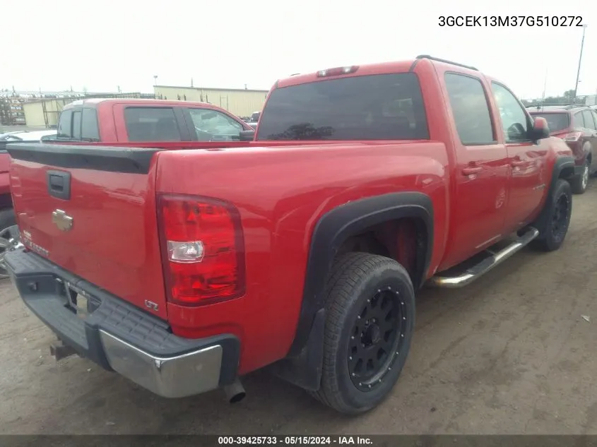 2007 Chevrolet Silverado 1500 Ltz VIN: 3GCEK13M37G510272 Lot: 39425733