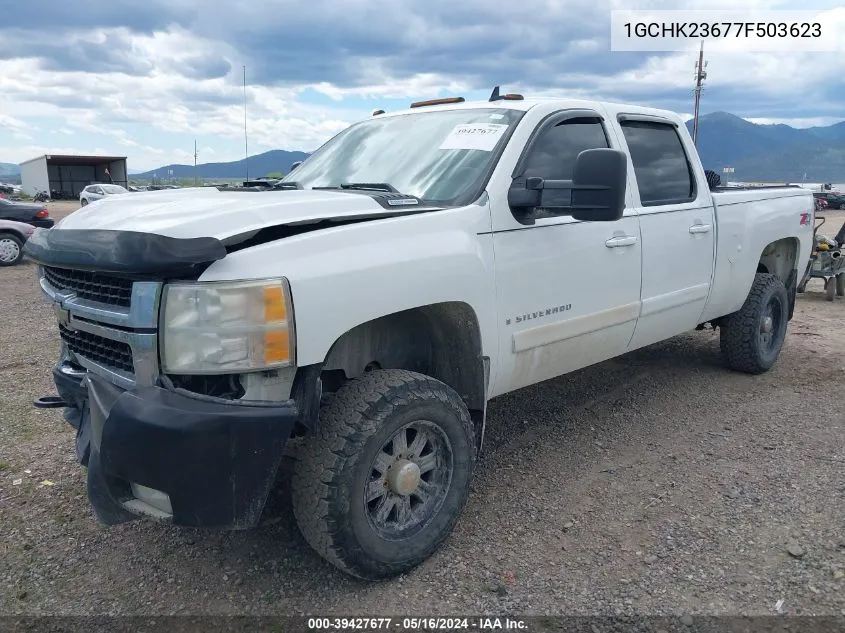 2007 Chevrolet Silverado 2500Hd Ltz VIN: 1GCHK23677F503623 Lot: 39427677