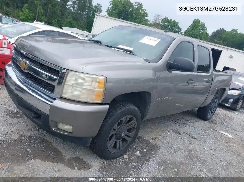 2007 Chevrolet Silverado 1500 Lt1 VIN: 3GCEK13M27G528231 Lot: 39447990