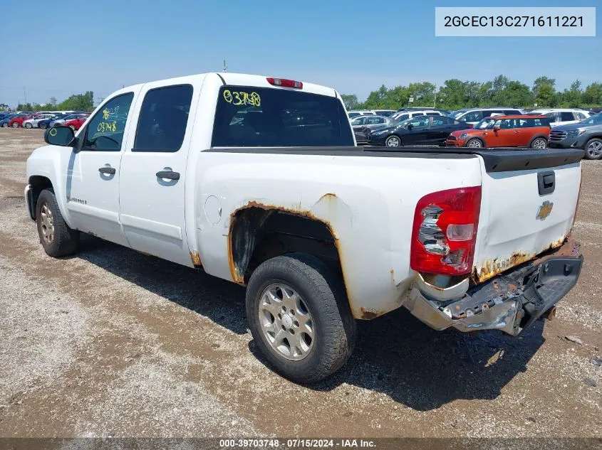 2007 Chevrolet Silverado 1500 Lt1 VIN: 2GCEC13C271611221 Lot: 39703748