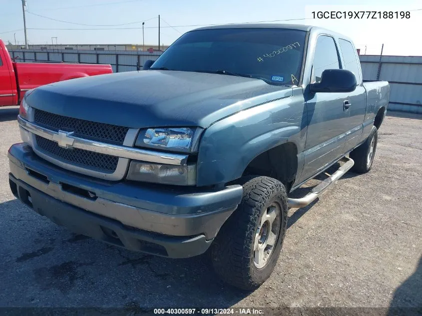 2007 Chevrolet Silverado 1500 Classic Lt1 VIN: 1GCEC19X77Z188198 Lot: 40300597