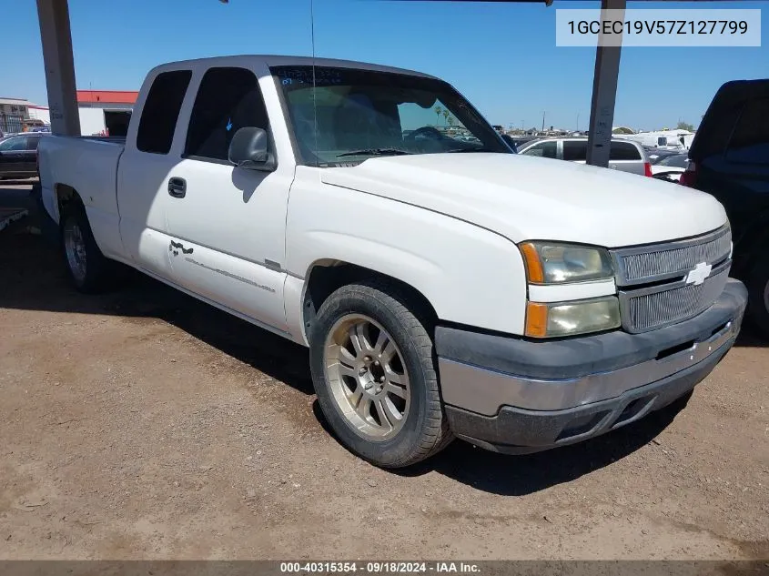 1GCEC19V57Z127799 2007 Chevrolet Silverado 1500 Classic Work Truck