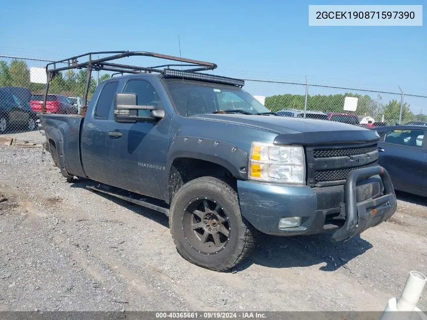 2007 Chevrolet Silverado 1500 Lt2 VIN: 2GCEK190871597390 Lot: 40365661