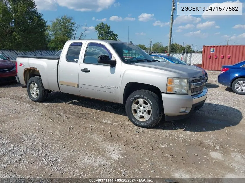 2GCEK19J471577582 2007 Chevrolet Silverado 1500 Lt1